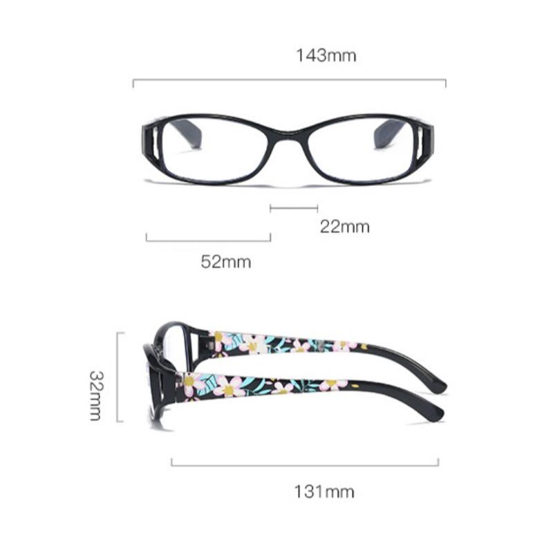 Fashion Printing Folding Reading Glasses Women Men Anti-Blue Light Portable Magnifying Presbyopia Eyeglasses