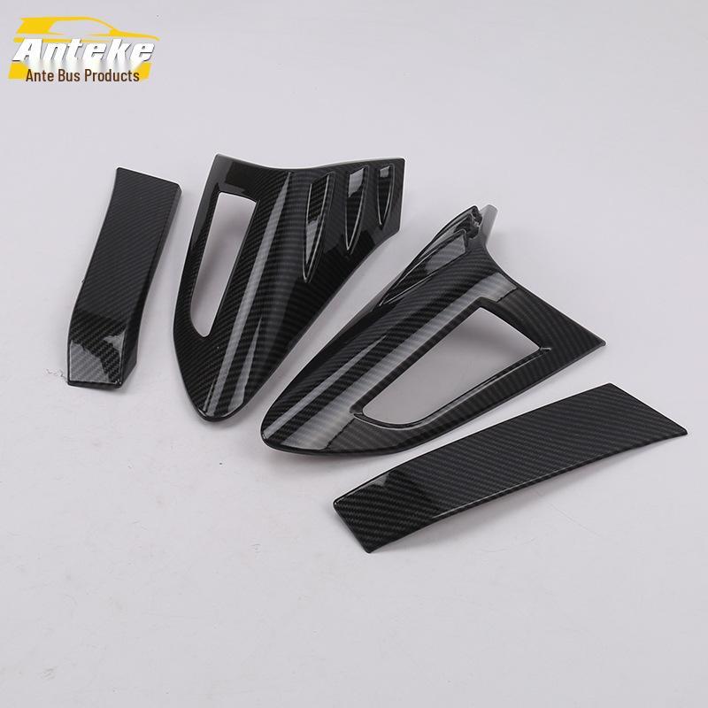 18 CHR Séquins de sourcils de feu arrière Garniture de hayon électroplaquée