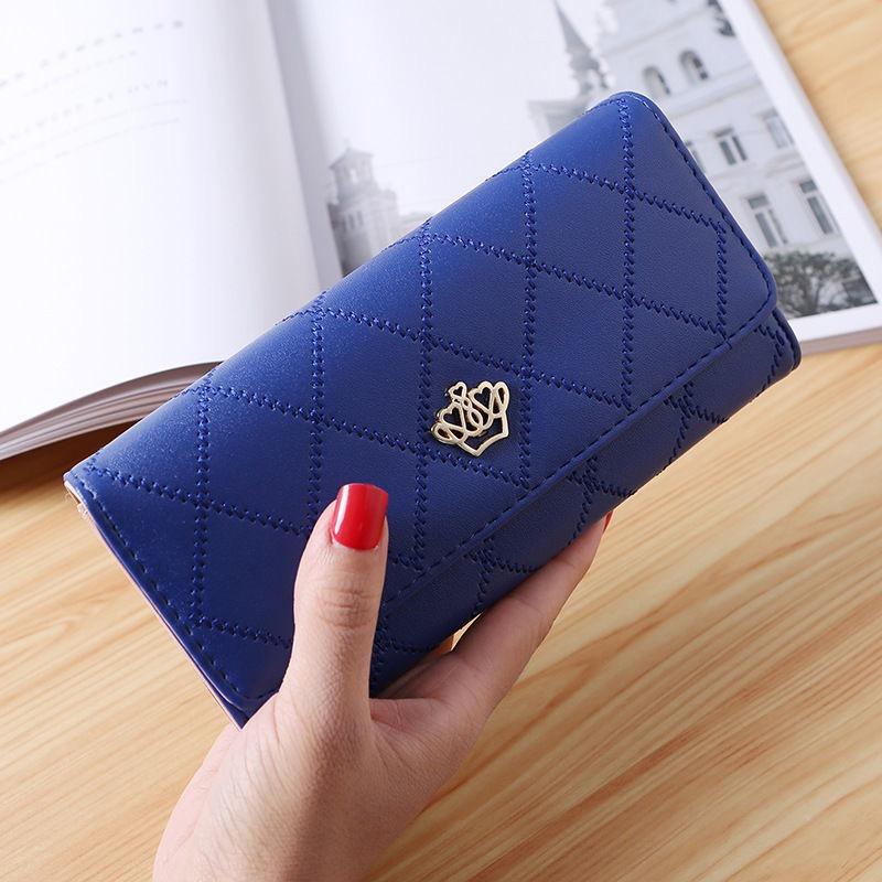 2025 Women's Wallet Long Handbag Multi Card Pocket Leather Wallet
