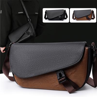 Vintage Torba na Ramię Męska Torba do Pracy Torba Crossbody