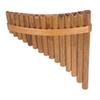 Musical Professional Panpipe Pan Flute 15 Pipes G Key Musical Instrument Pan Pipe Flute Left Hand