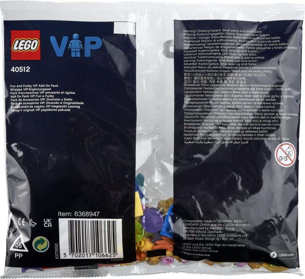 LEGO 40512 Fun and Funky VIP Add On Pack - Új