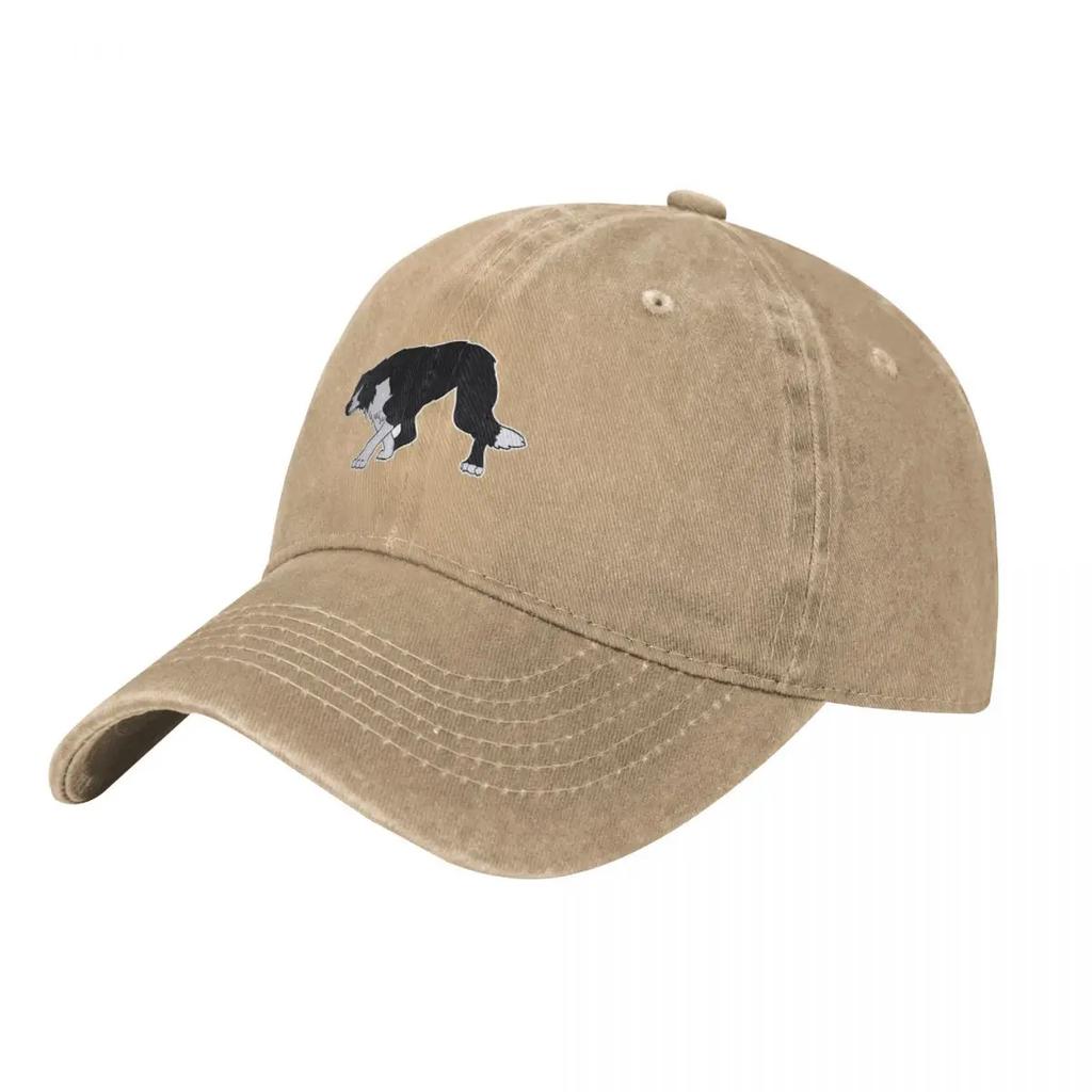 Border Collie Baseball Cap Hat Unisex For The Sun Sports Cap Vintage Custom Cap Boy Womens