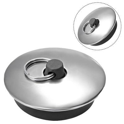 Runder Waschbeckenstöpsel aus Gummi, Waschbecken-Wasserstopper, Badewannen-Zubehör