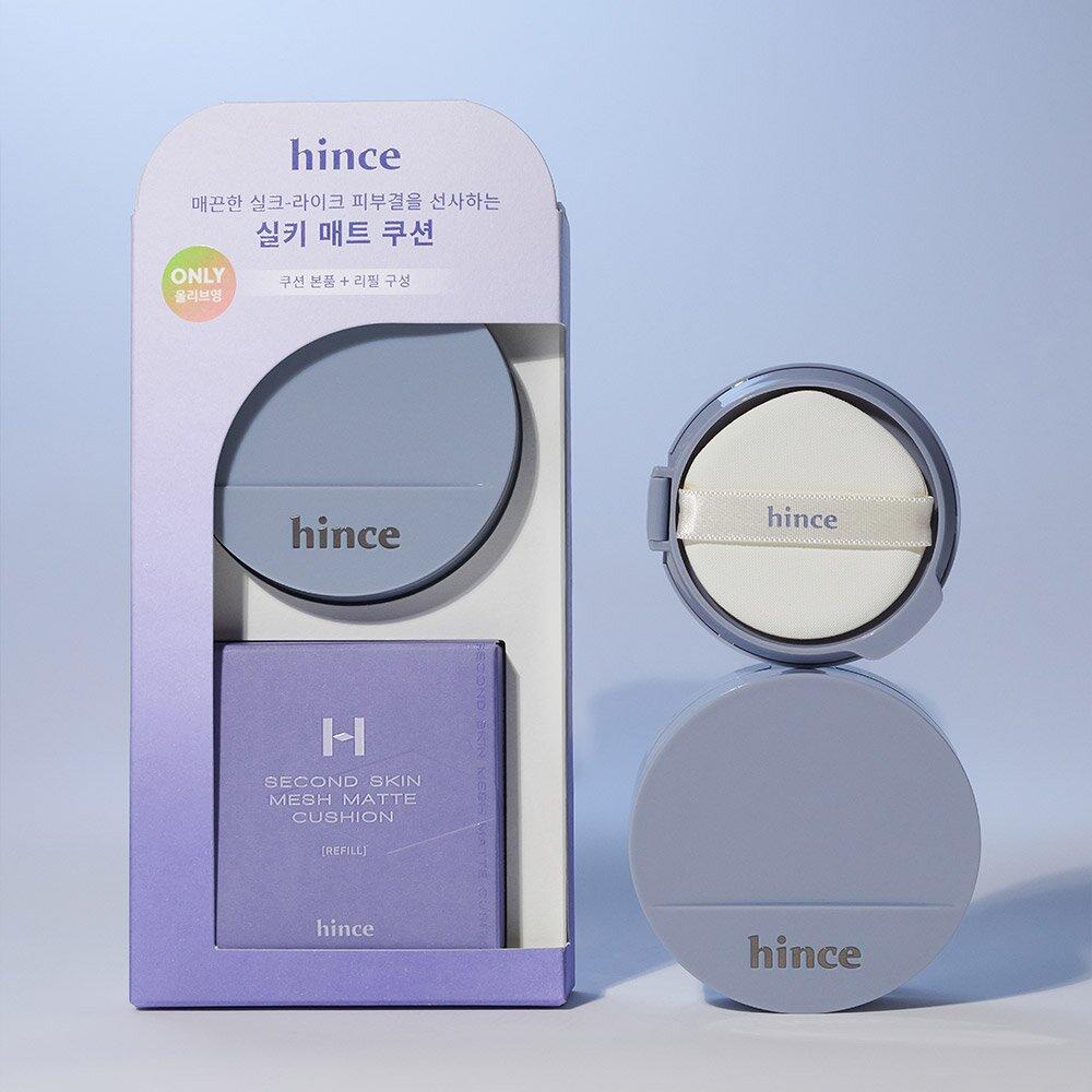 hince Second Skin Mesh Matte Cushion (Original Product 12g + Refill 12g) (Special Set / Original Product Only)