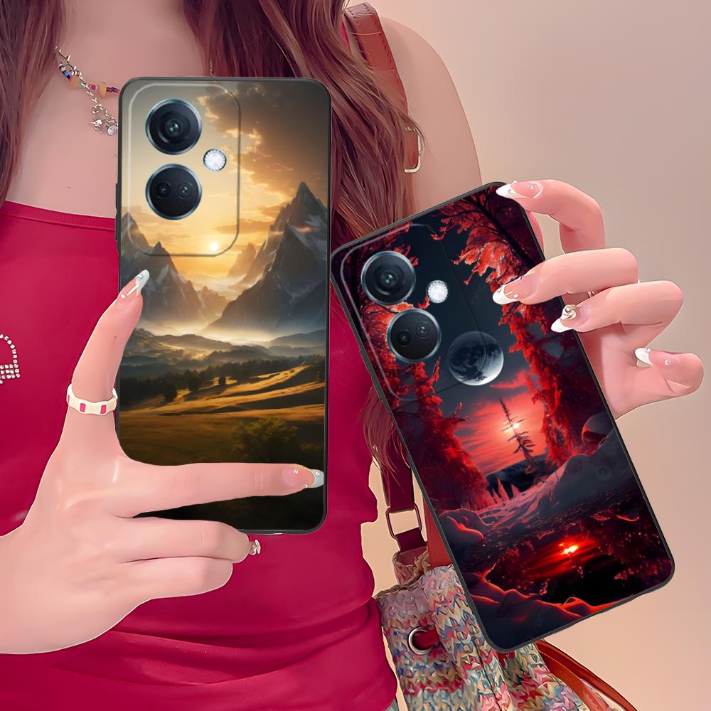 Mountain Forest Mobile Phone Case for OPPO Find X9 X8 X7 X6 X5 X3 X2 Plus S Pro Ultra Lite Colorful Printing Cover Luxury Cover