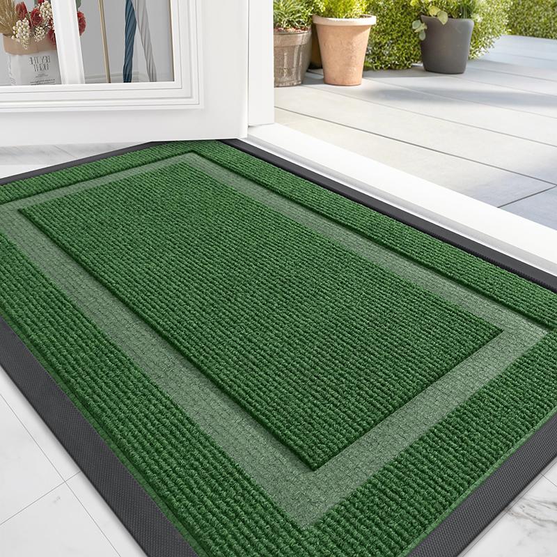 Olanly Natural Rubber Doormats Non-slip Low