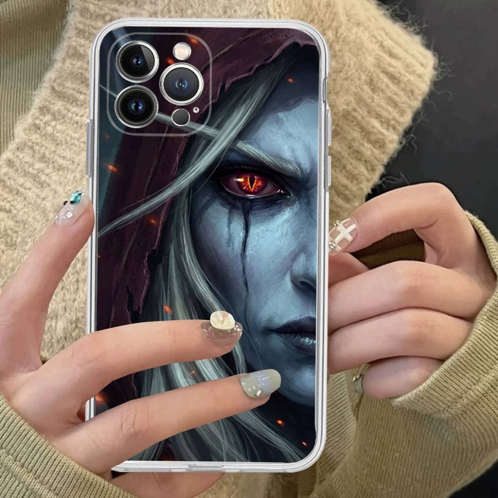 W-World Of W-Warcraft Game Retro Fit For IPhone 16 15 Promax Phone Case IPhone 14 11 12 High End 13 Pro Silicone