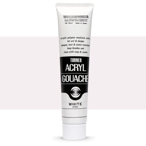 

Акриловая гуашь Turner Color белая AG100001 100 мл