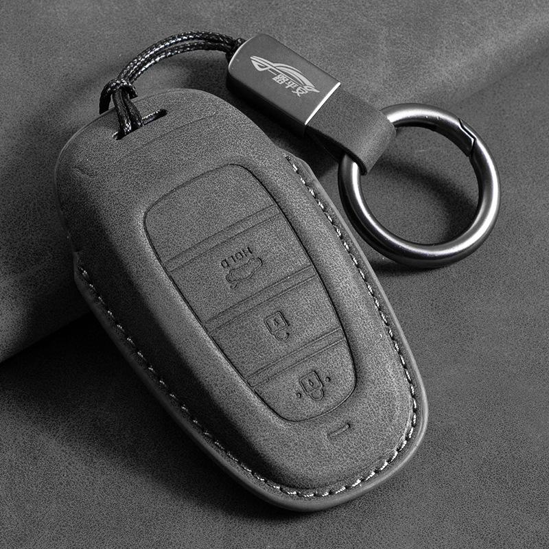 Modern Car Key Cover for 12th Gen Langdong ix35 & 8th Gen Sonata, Drop-Proof Protection, Four Color Options