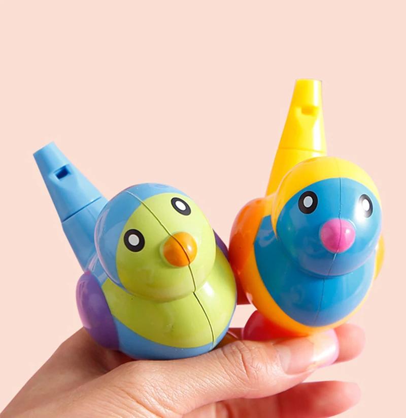 Coloured Drawing Water Bird Whistle Bathtime Musical Toy for Learning Gift Toy Musical Instrument