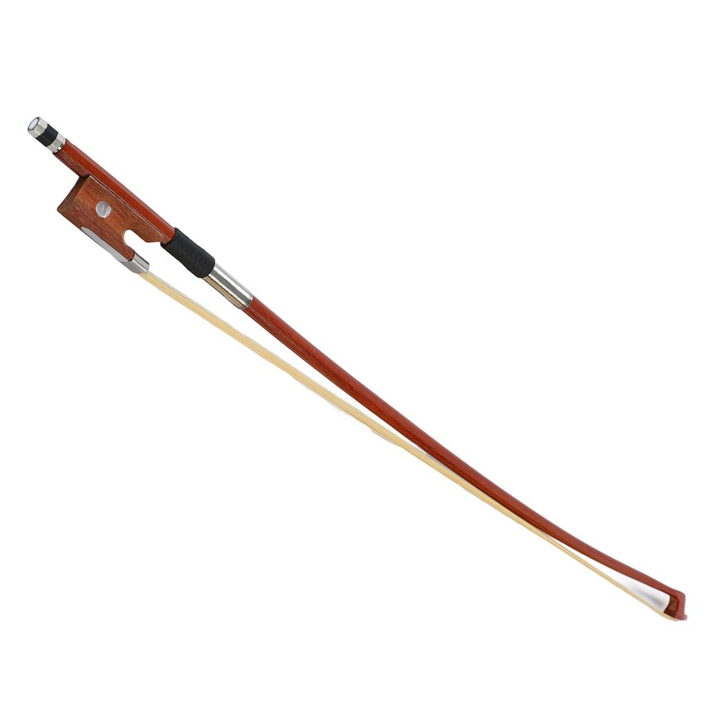 Violin Bow Arbor Horse Hair Octagonal Stick Well Balanced Violin Replacement Bow for Practise 12