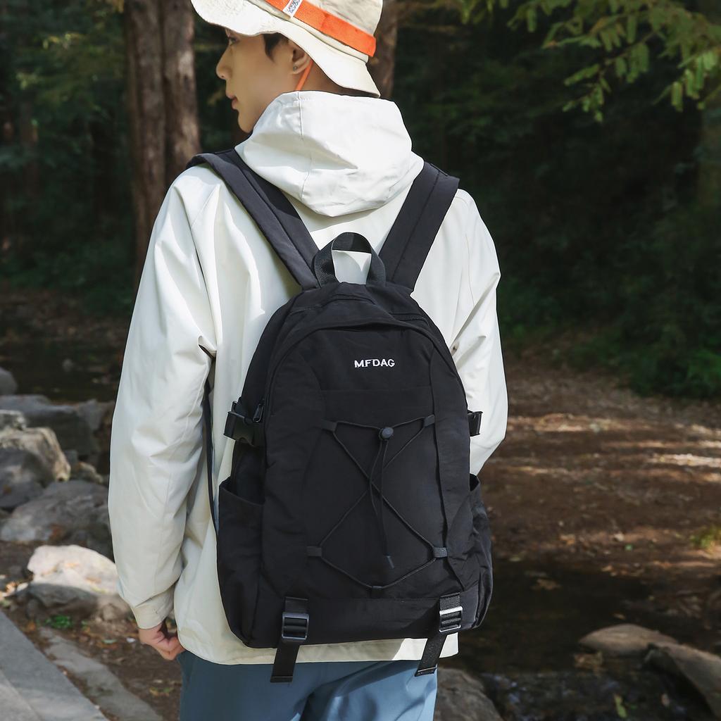 Schoolbag1011 autumn new outdoor leisure backpack sports travel versatile large capacity color matching fashion backpack