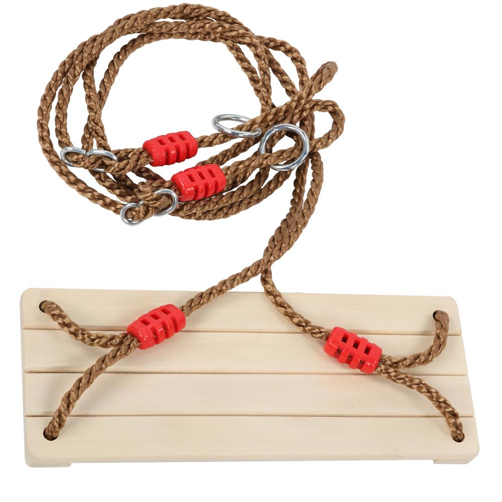 Hanging Wooden Swings Outdoor Indoor Garden Yard Swing for Adult Kid Children