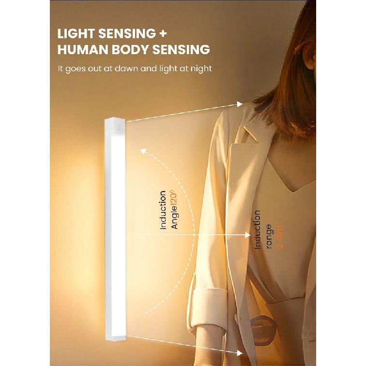 Wireless LED Night Lights Motion Sensor Lights Closet Kitchen Night Lights Bedroom Detector Light Cabinet Staircase Backlit Back Up Lights 1