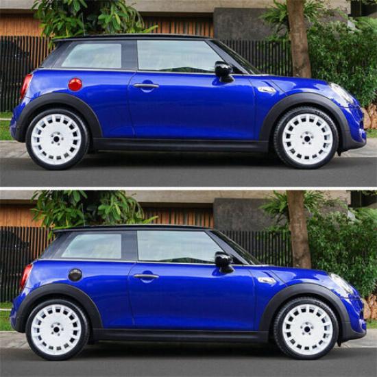 Glossy Red Hard Carbon Fiber Car Fuel Tank Cap Sticker For Mini F55 F56 2014-19