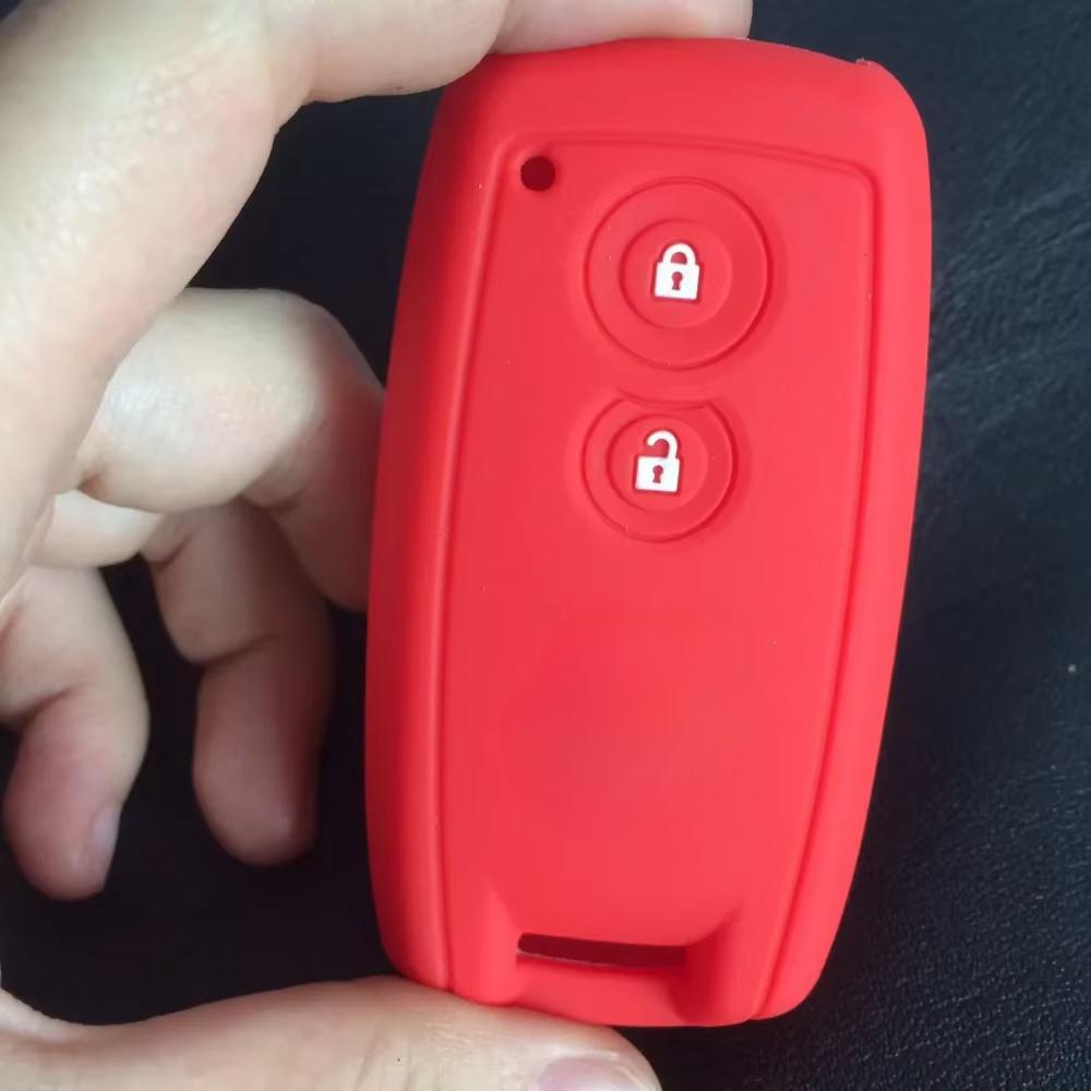 silicone rubber key cover case protect shell holder for SUZUKI Swift Sport SX4 SCORSS grand vitara 2 button key case