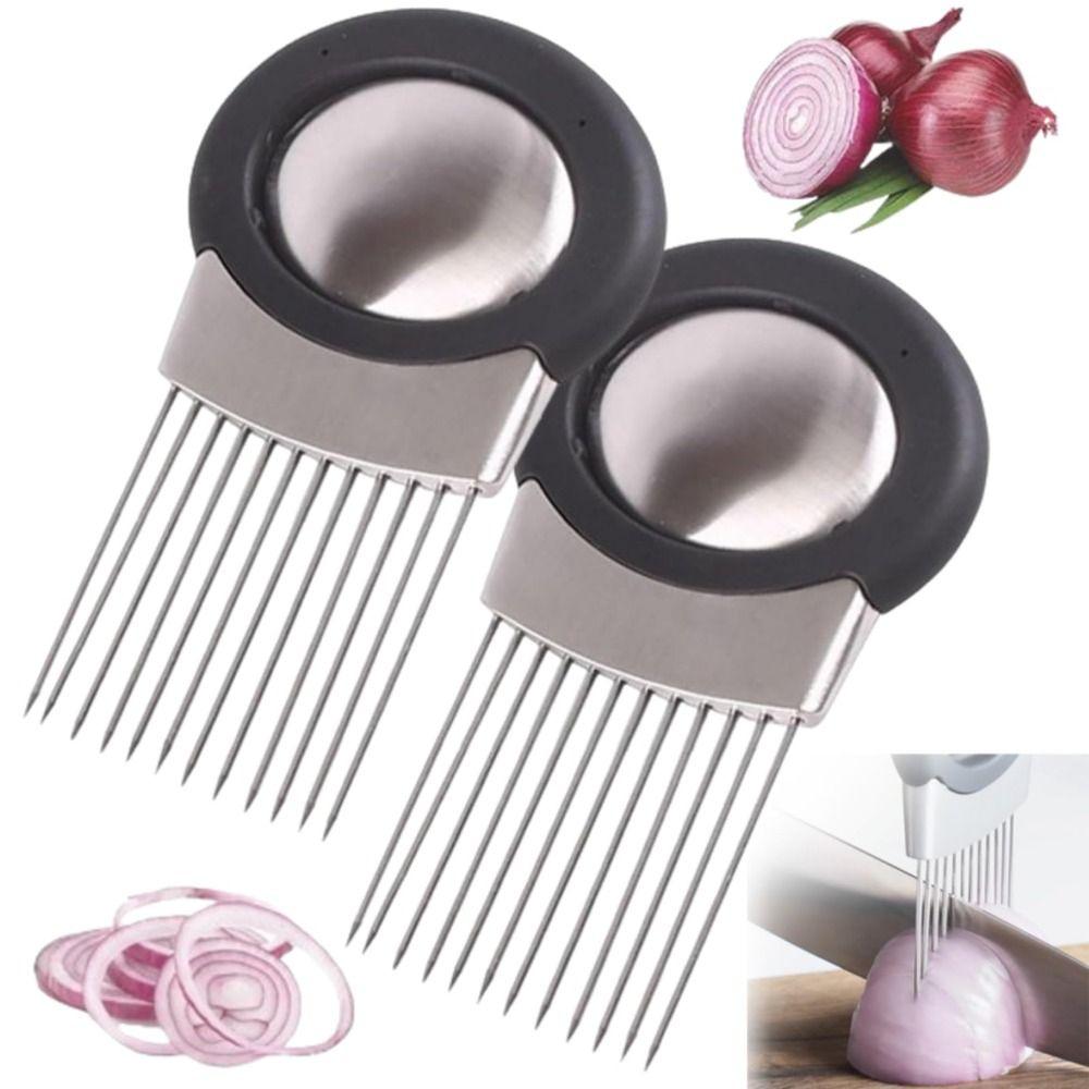 Onion Needle Easy Slicer Chopper Multifunction Tomato Fork New Vegetable Tool