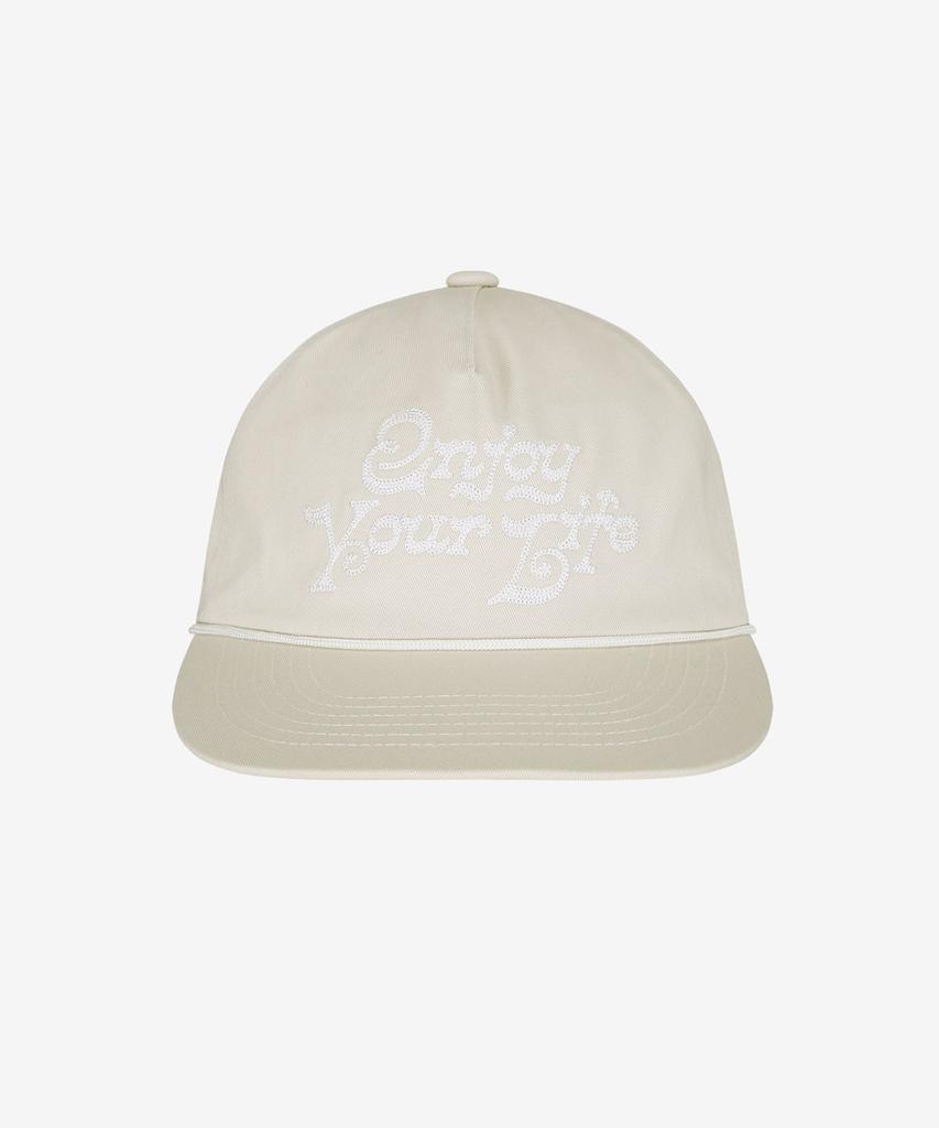 Limekeu E.Y.L Logo Strap Ball Cap Beige