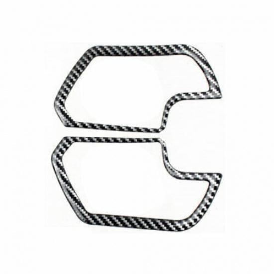 For Kia Sportage R 2011-2016 Real Carbon Fiber Inner Door Speaker Sound Frame