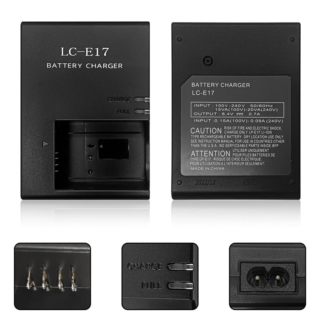 LC-E17 Camera Battery Charger for LP-E17 Lithium Battery