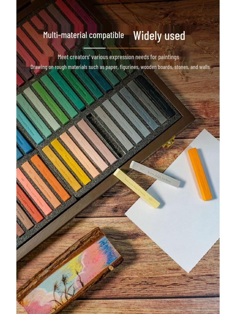 Lion Soft Pastels: Chalk Color Sticks for Drawing, Makeup, and Sketching - Blackboard Crayons.