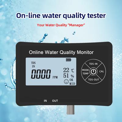 Miernik PH 5 w 1 do wody Kalibracja jednym kliknięciem Cyfrowy tester jakości wody EC TDS PH Temperatura Wilgotność