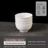Siyue Pure White 4.5-inch Ceramic Rice Bowl Set