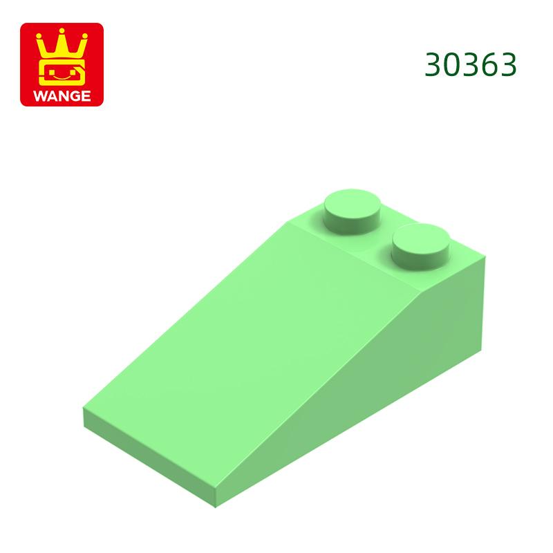 Non-Toxic 62Pcs/Lot 30363 Slope18 2 X 4Holes Slanting 2 Columns Block Moc Color Accessories Compatible With Brick Diy Children Toy