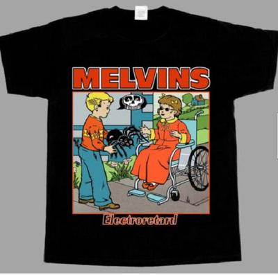Melvins Houdini electroretard NEUES SCHWARZES NATURFARBENES T-SHIRT