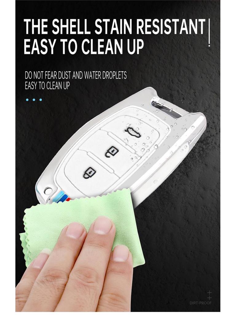 Premium Key Cover for Beijing Hyundai ix35, Lingdong, Mingtu, Langdong, Yuedong, Rena, and Festa