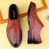 Unisex Lace Up Leather Shoes Dress Shoes Smart Casual Walking Office Commuting and Travel Everyday Formal Style Sizes 38-44
