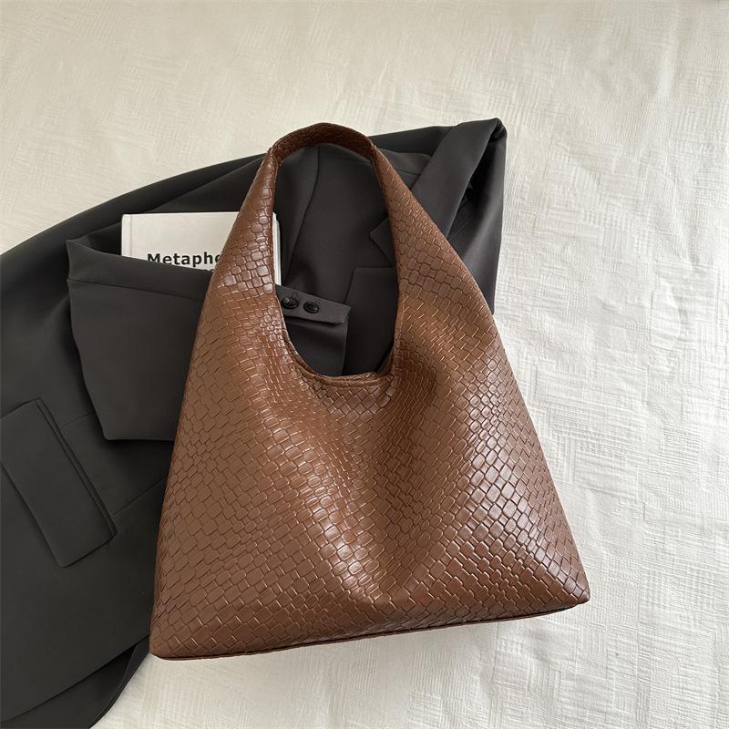 

Вместительная сумка подмышку женская 2025 новая модная сумка на плечо сумка-тоут для поездок на работу женская