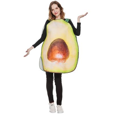 Kostiumy dla dorosłych awokado Halloween kobiety śmieszne owoce warzywa strój Cosplay na imprezę