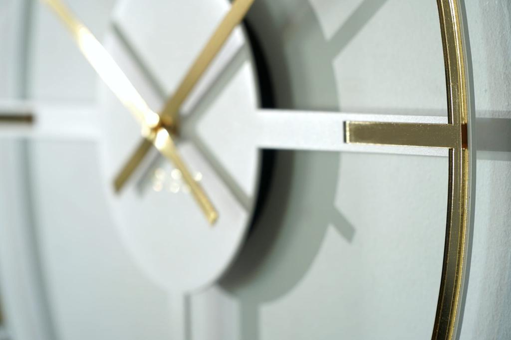 Light Gold Metal Wall Clock