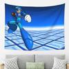 Megaman Videospiel Mega Man Wandteppich Dekoration Kunst Ästhetische Wandteppiche für Wohnzimmer Schlafzimmer Zuhause Wandtuch Wandbehang