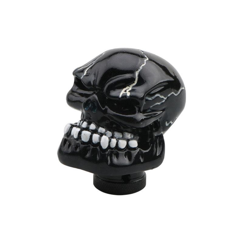 Car Skull Shape Head Manual Gearbox Shift Knob Manual Gear r Stick Shifter Lever Knob Big Teeth Ghost Skull Gear Shift Knob