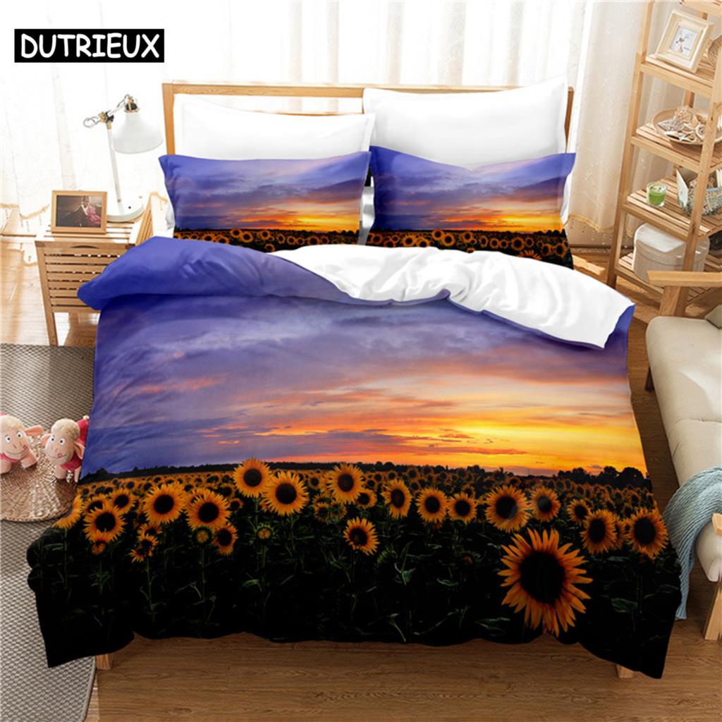 Gardenia Bedding Set Duvet Cover Set 3d Bedding Digital Printing Bed Linen Queen Size Bedding Set Fashion Design
