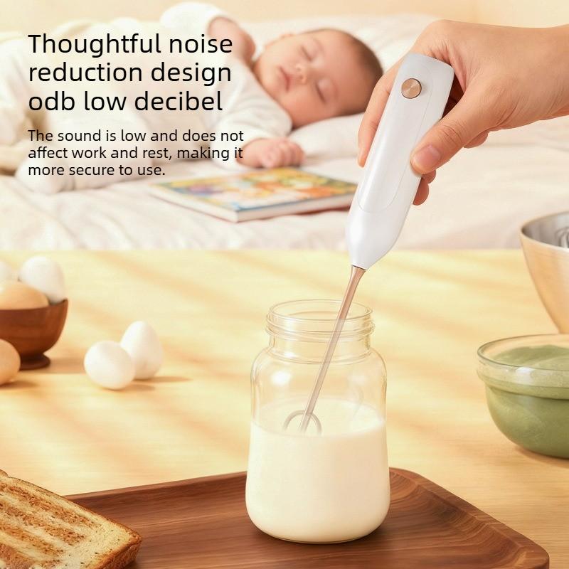 Coffee stirring stick, milk frother, dual-purpose electric