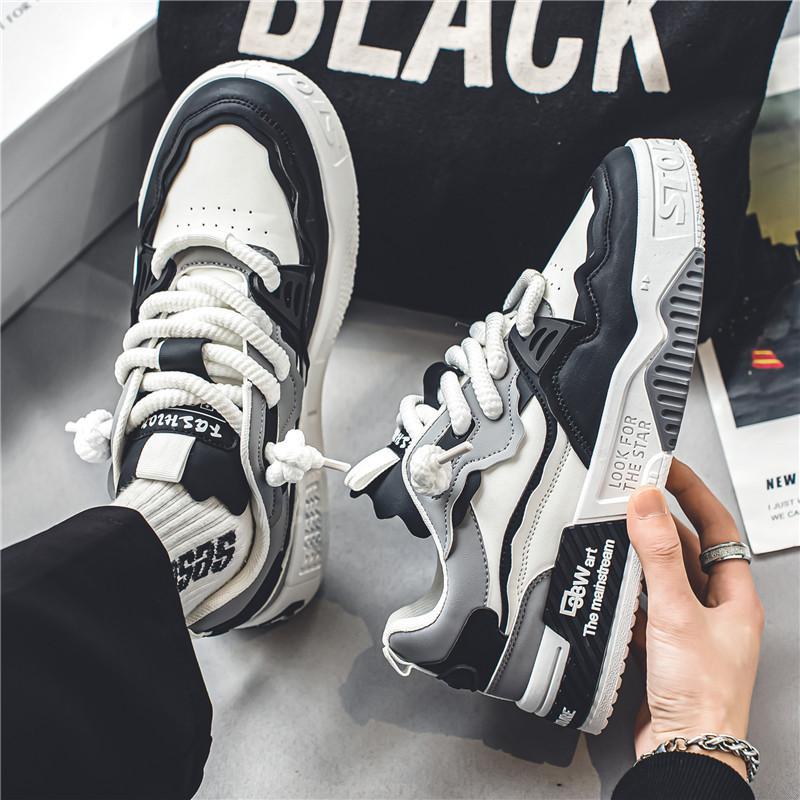 Men's shoes spring and autumn 2025 new Internet celebrity trend heightening board shoes niche casual shoes boys versatile sports tide shoes