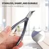 Stainless Steel Toenail Clippers with Sharp Pointed Tip - Wide Jaw Podiatry Care Tool for Ingrown & Thick Nails Nail Art Tools
