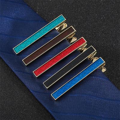 Red Men's Tie Clip - 5.5 Cm Trendy Fashion Statement