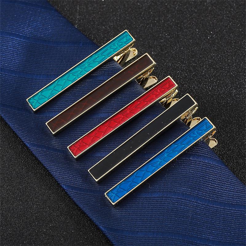 Red Men's Tie Clip - 5.5 cm Trendy Fashion Statement