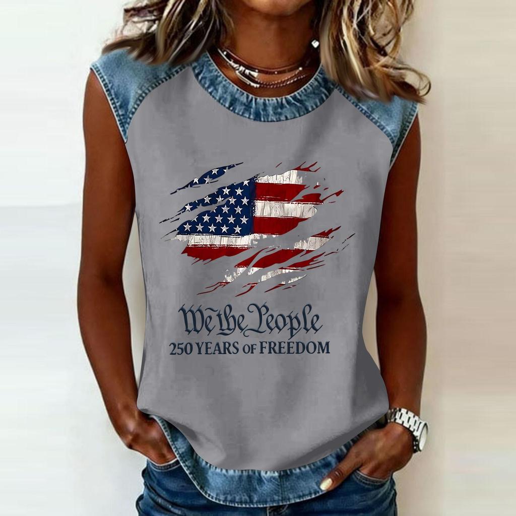 Camiseta informal de manga larga para mujer con cuello redondo y estampado