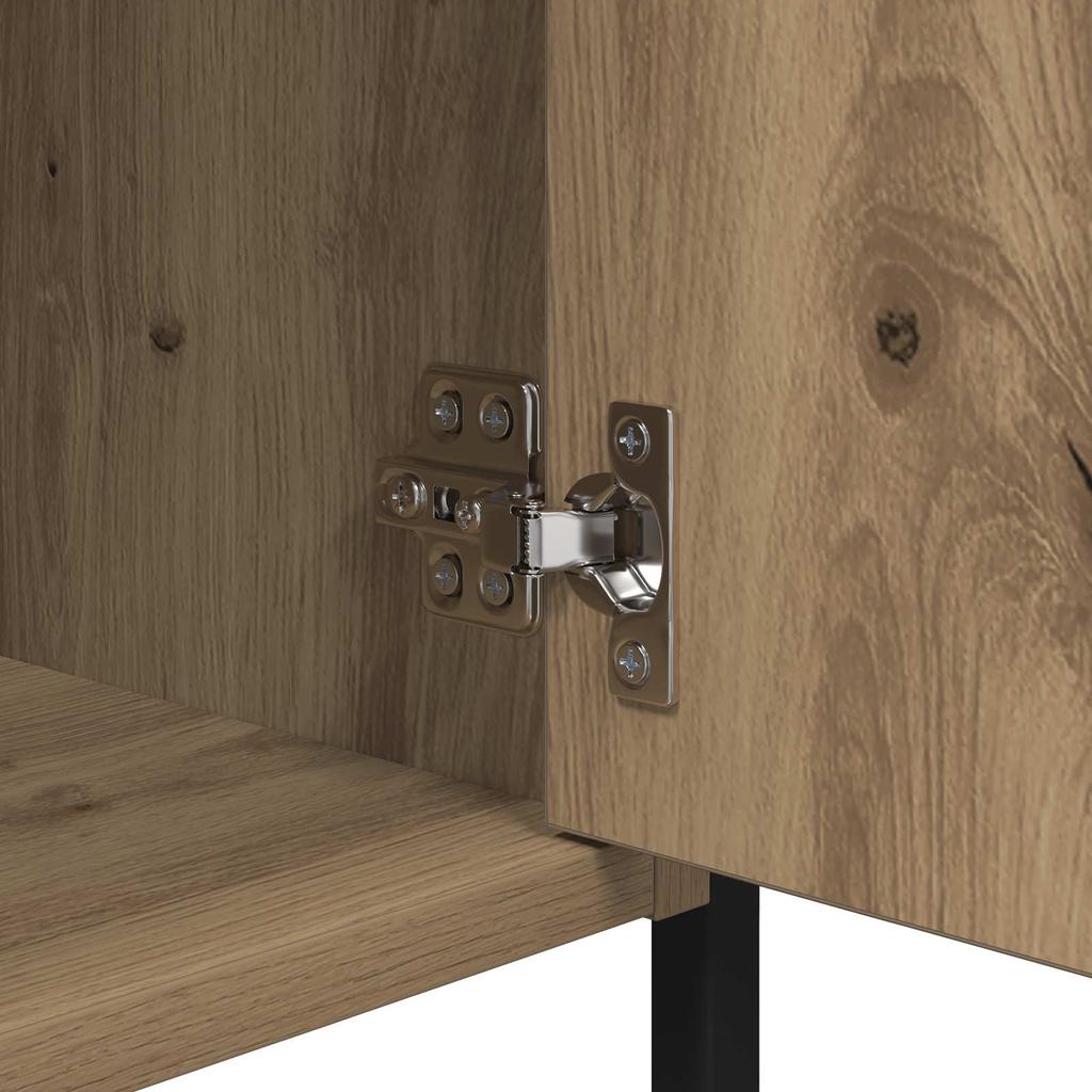 Nightstand Set of 2 Artisan Oak Finish 40 x 42 x 60 cm Engineered Wood