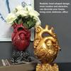 Flower Vase Heart Shape Flower Pot Resin Sculpture Decoration Ornament