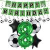 8. Geburtstag Fußball Ballon Deko Fußballballons Junge Fußball Pokal Zahl 8 Folienballon Junge 8. Geburtstag Partyzubehör