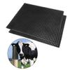 2PCS Livestock Grooming Mats With Mounting Nail Scratching Post Pad For Various Farm Animal Horse Cow Cattle Grooming