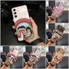 Fashion Design Cartoon Phone Case For Samsung Galaxy A17 Protective Back Cover Anti-dust Couple Cute Phone Pouch Durable
