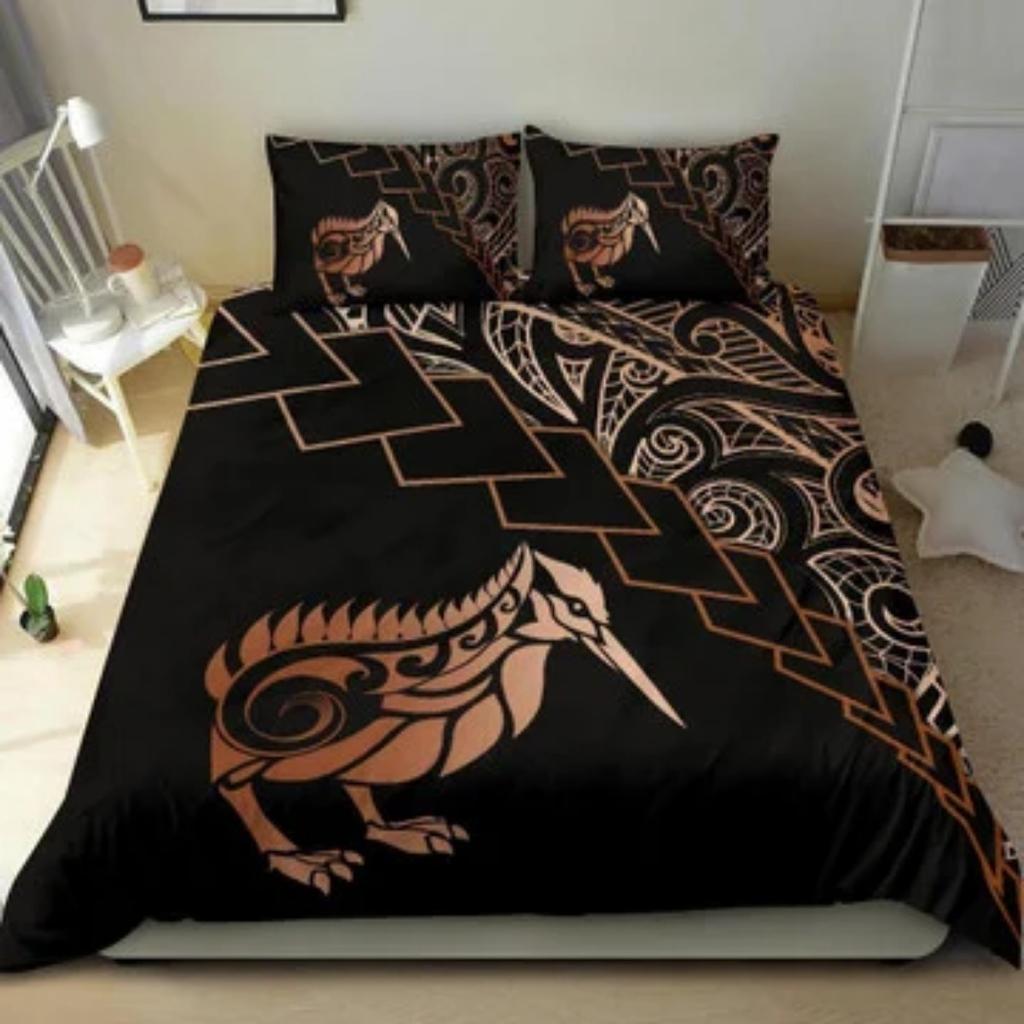 Bedroom Decor Tmarc Tee New Zealand Home Bedding Set - Aotearoa- Fern Tattoo Pillowcase